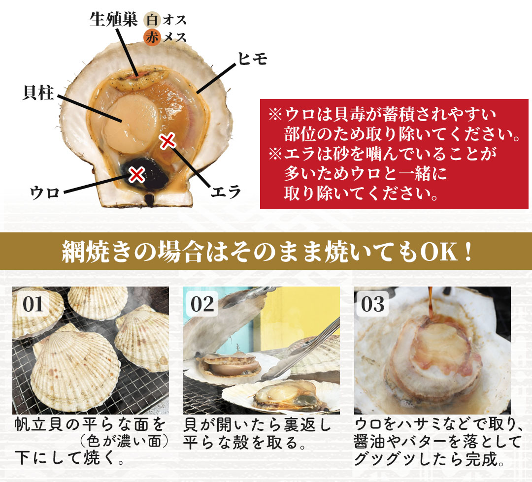 北海道 海鮮BBQセット ホタテ・青つぶ貝・真ほっけ
