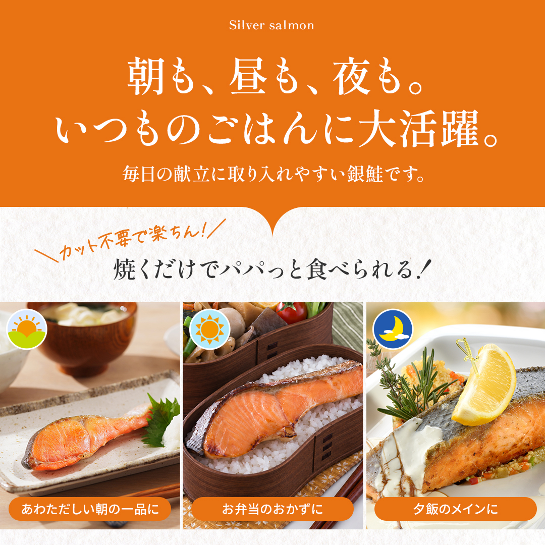 定塩 銀鮭 切り身 選べる800g・1.6kg|北海道からお取り寄せ かにの達人