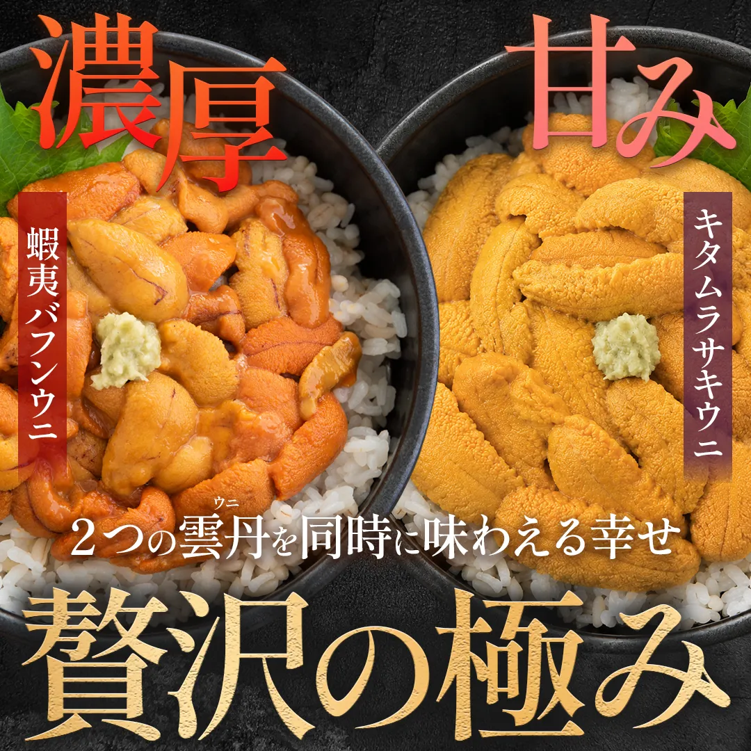  100g×100g うに食べ比べセット